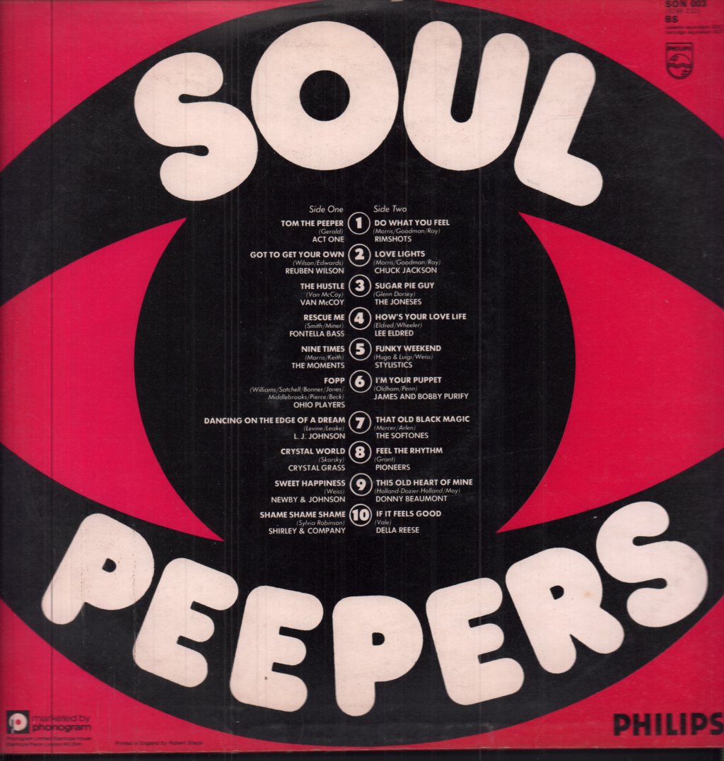 Various Artists - Soul Peepers - Lp