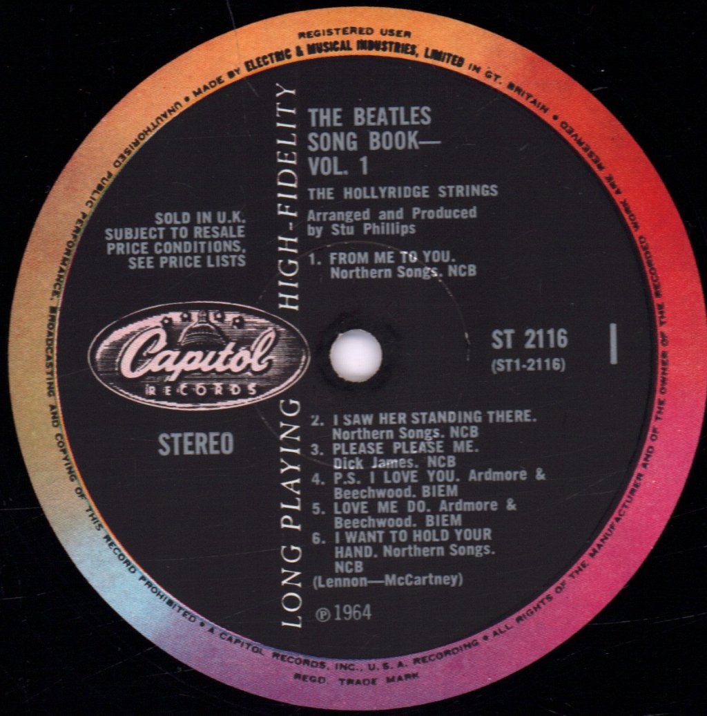 Hollyridge Strings - Beatles Song Book - Lp