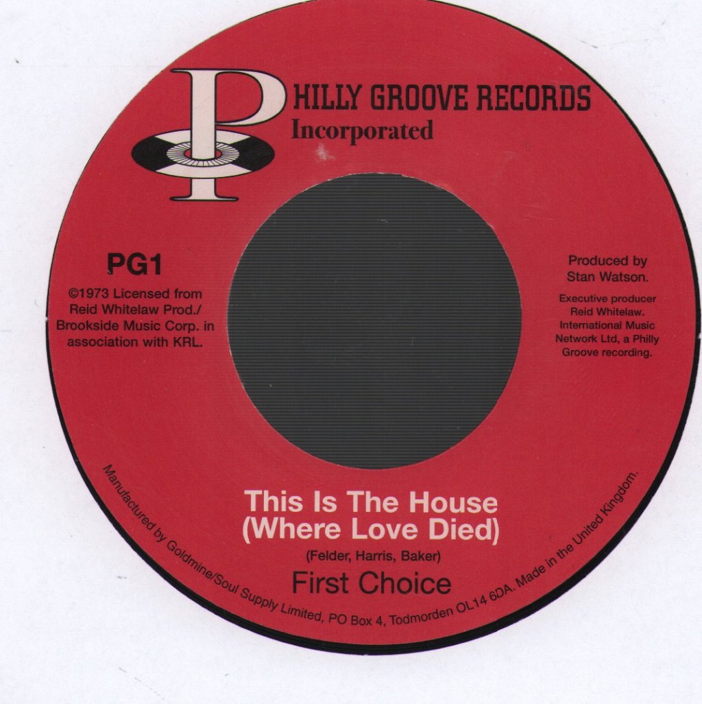 First Choice - This Is The House (Where Love Died) - 7 Inch
