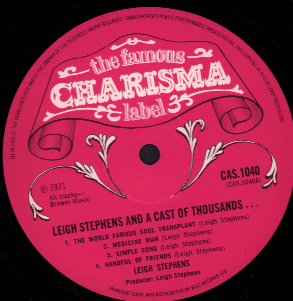Leigh Stephens - And A Cast Of Thousands - Lp