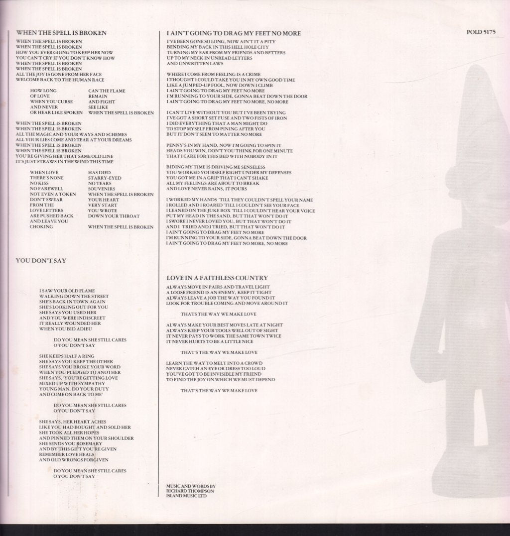 Richard Thompson - Across A Crowded Room - Lp