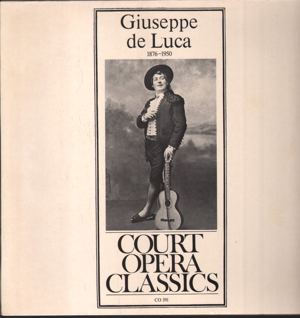 Giuseppe De Luca - Giuseppe De Luca 1876-1950 - Lp