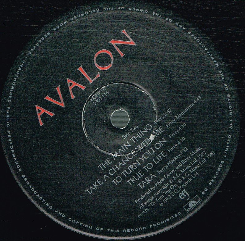 Roxy Music - Avalon - Lp