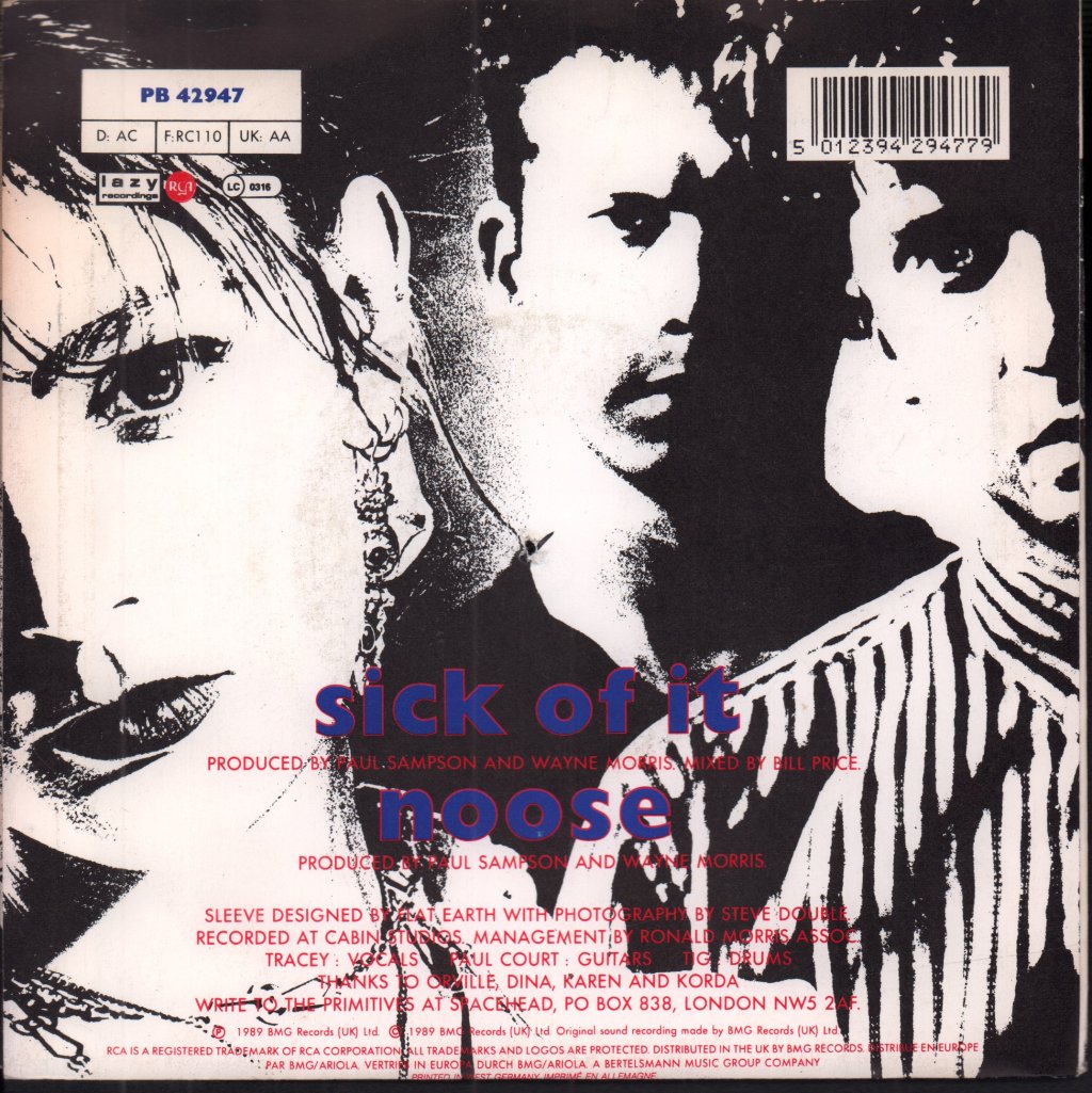 Primitives - Sick Of It - 7 Inch