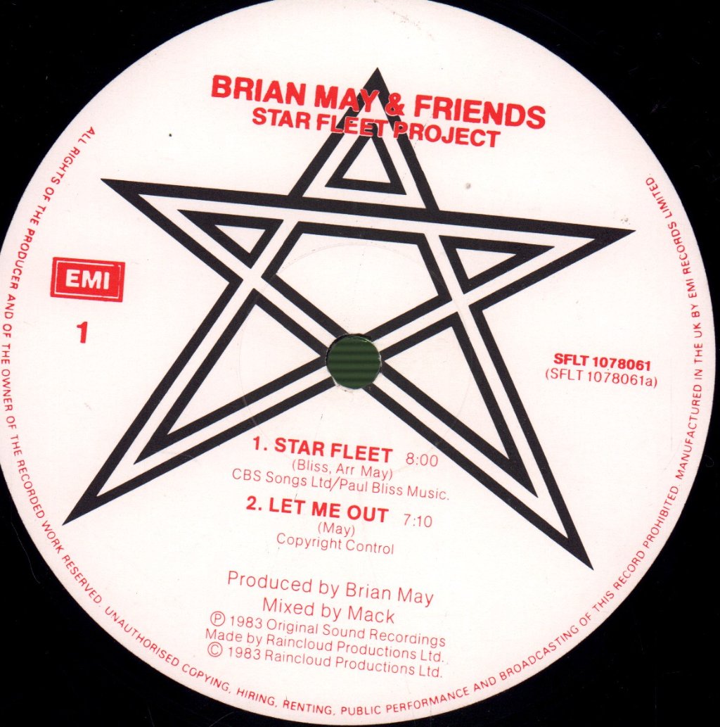 Brian May And Friends - Star Fleet - Lp