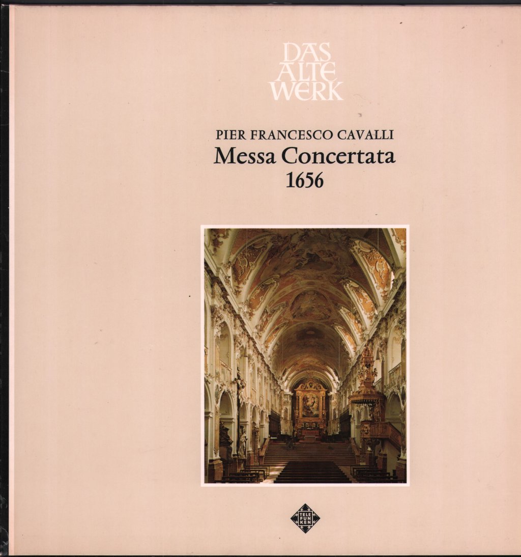 Hans Ludwig Hirsch / Das Kammerensemble Des Bayerischen Staatsorchesters - Pier Francesco Cavalli - Messa Concertata 1656 - Lp