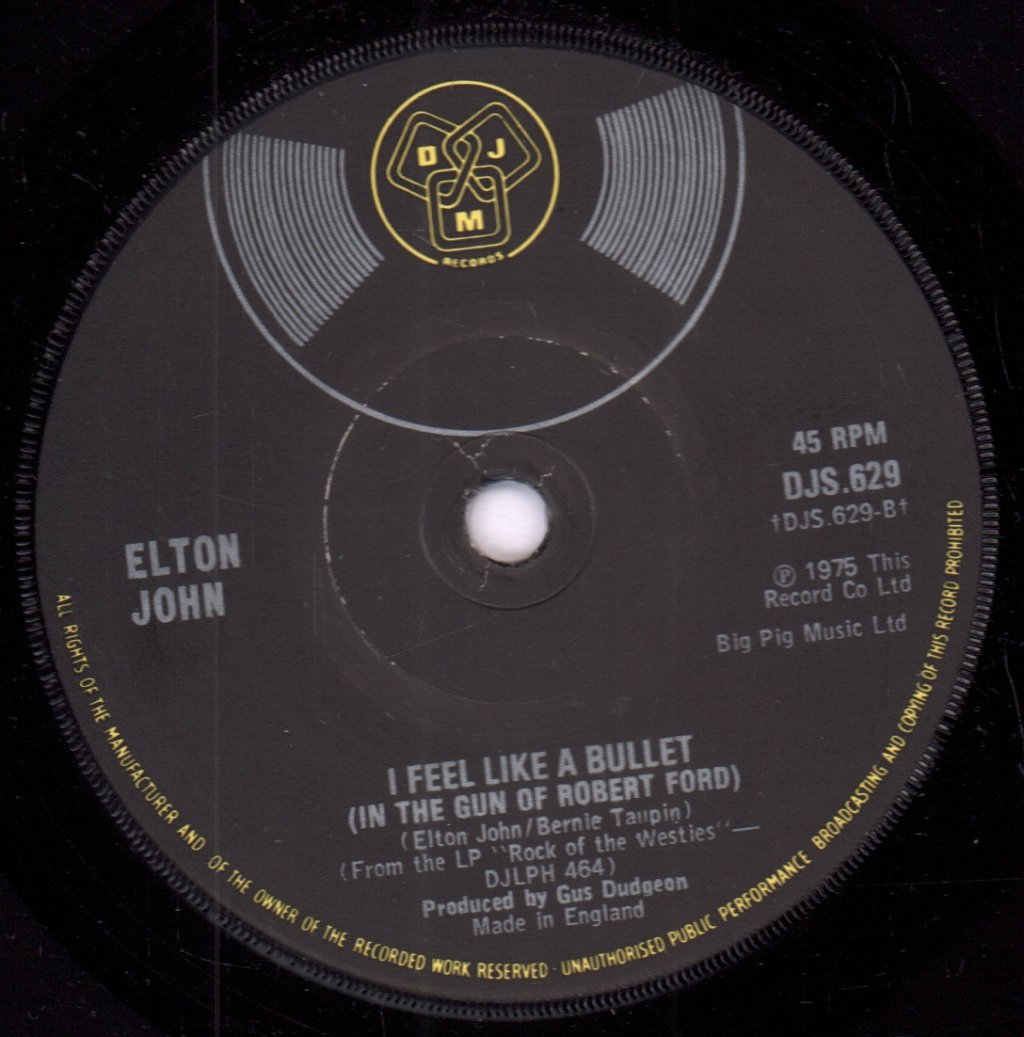 Elton John - Grow Some Funk Of Your Own - 7 Inch