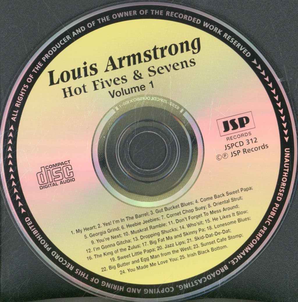 Louis Armstrong - Hot Fives & Sevens Volume 1 - Cd