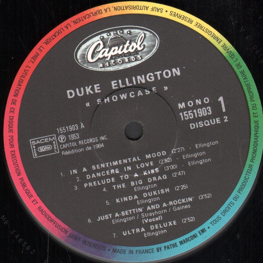 Duke Ellington - Showcase - Triple Lp