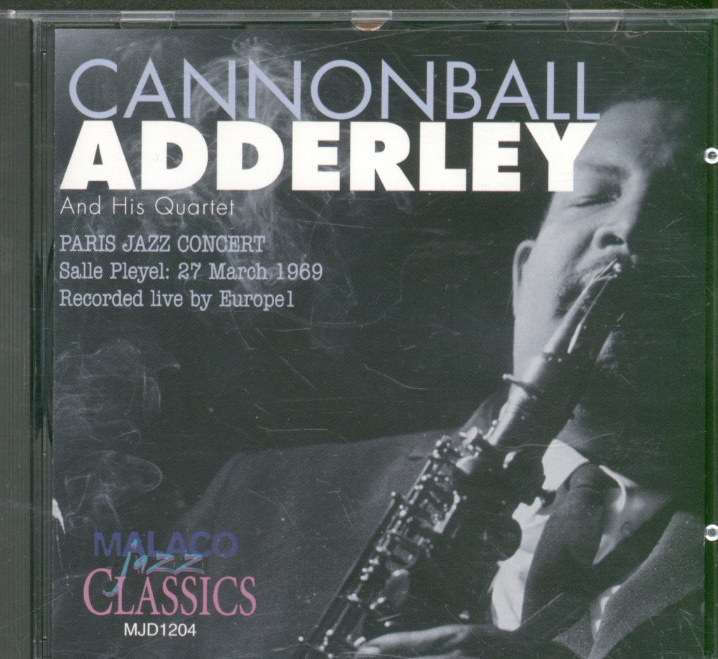 Cannonball Adderley Quartet - Paris Jazz Concert Salle Pleyel: 27 March 1969 - Cd