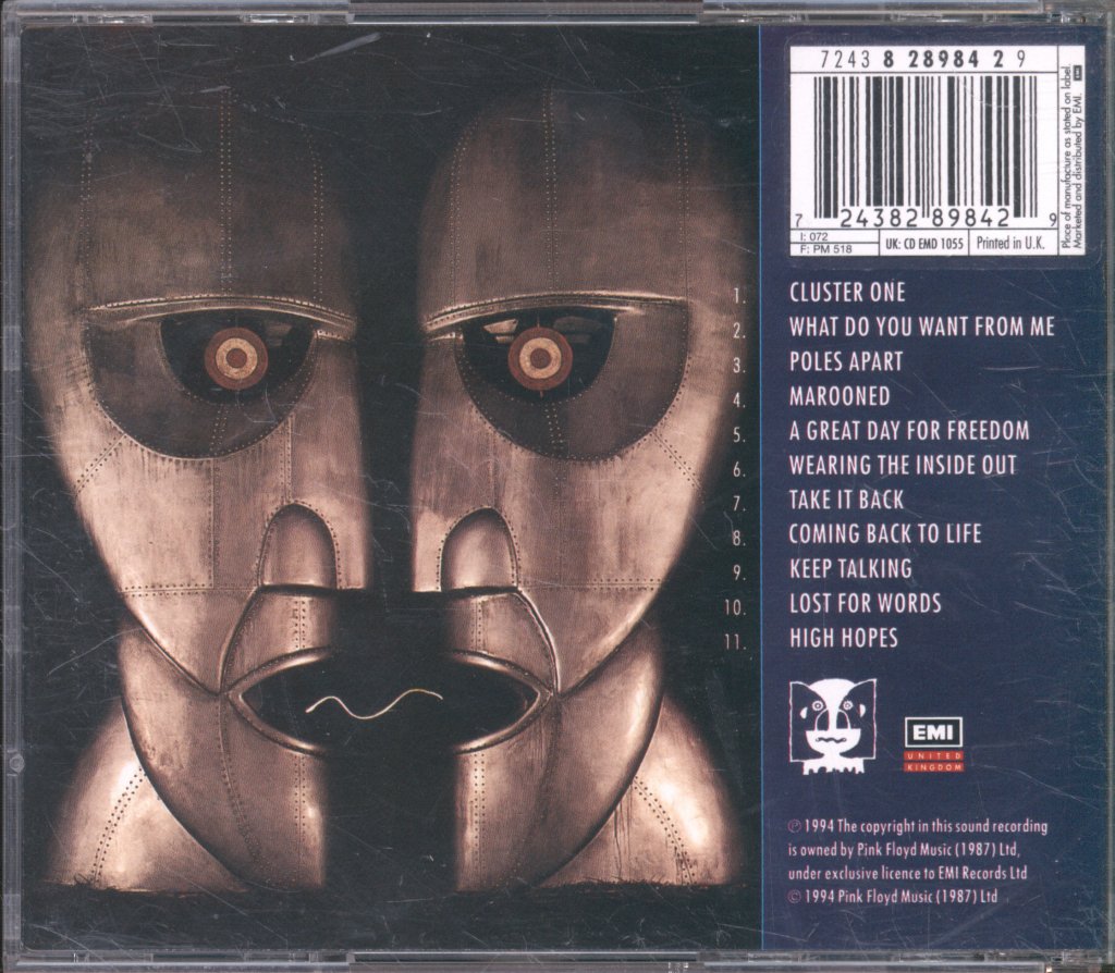 Pink Floyd - Division Bell - Cd
