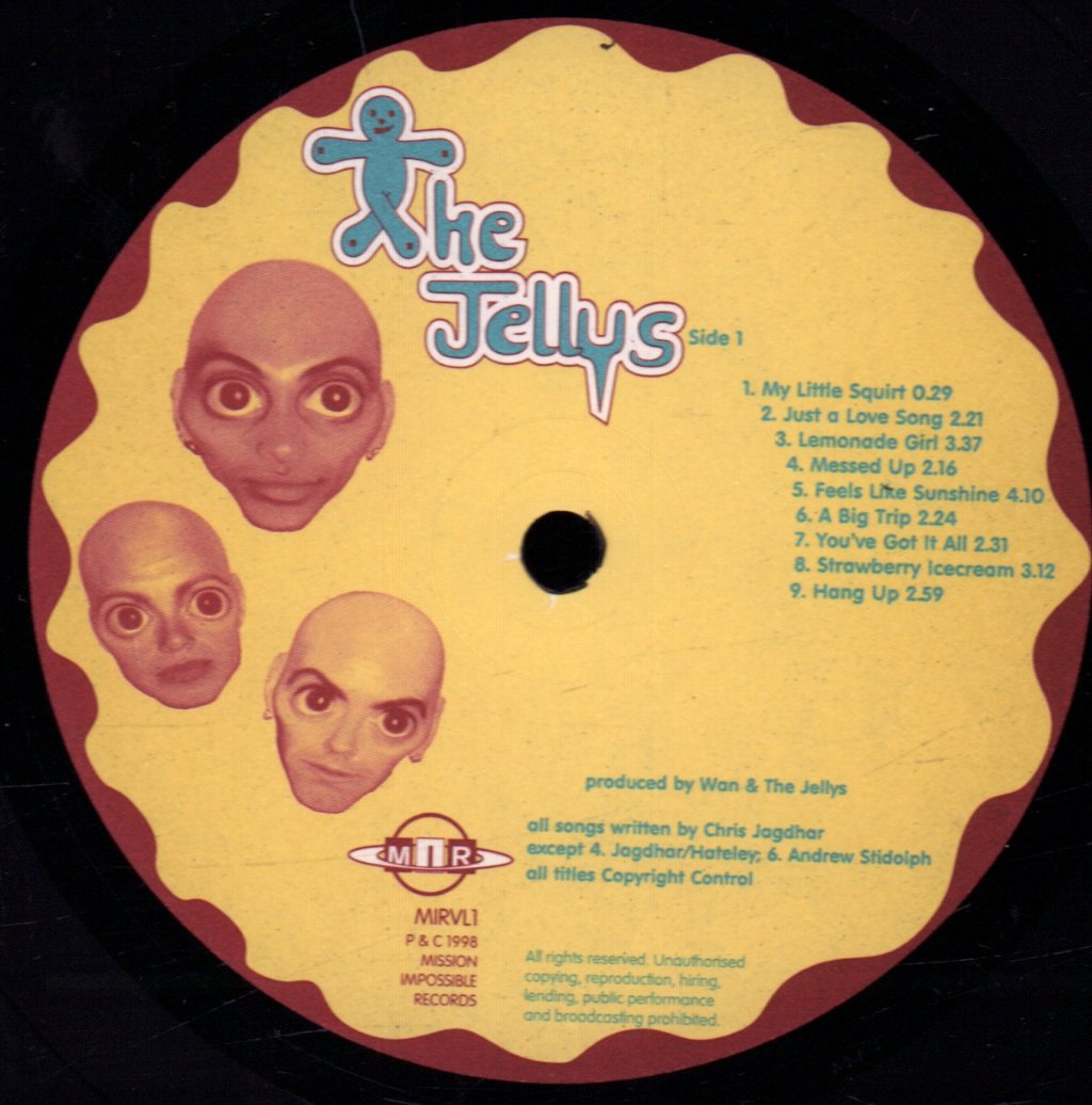 Jellys - Welcome To Our World - Lp