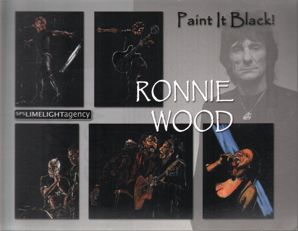 Ronnie Wood - Paint It Black - Card