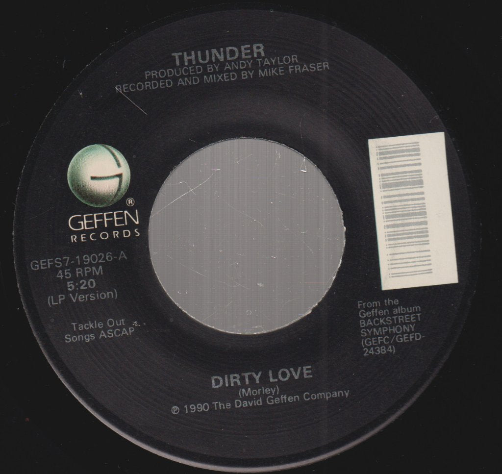 Thunder - Dirty Love - 7 Inch