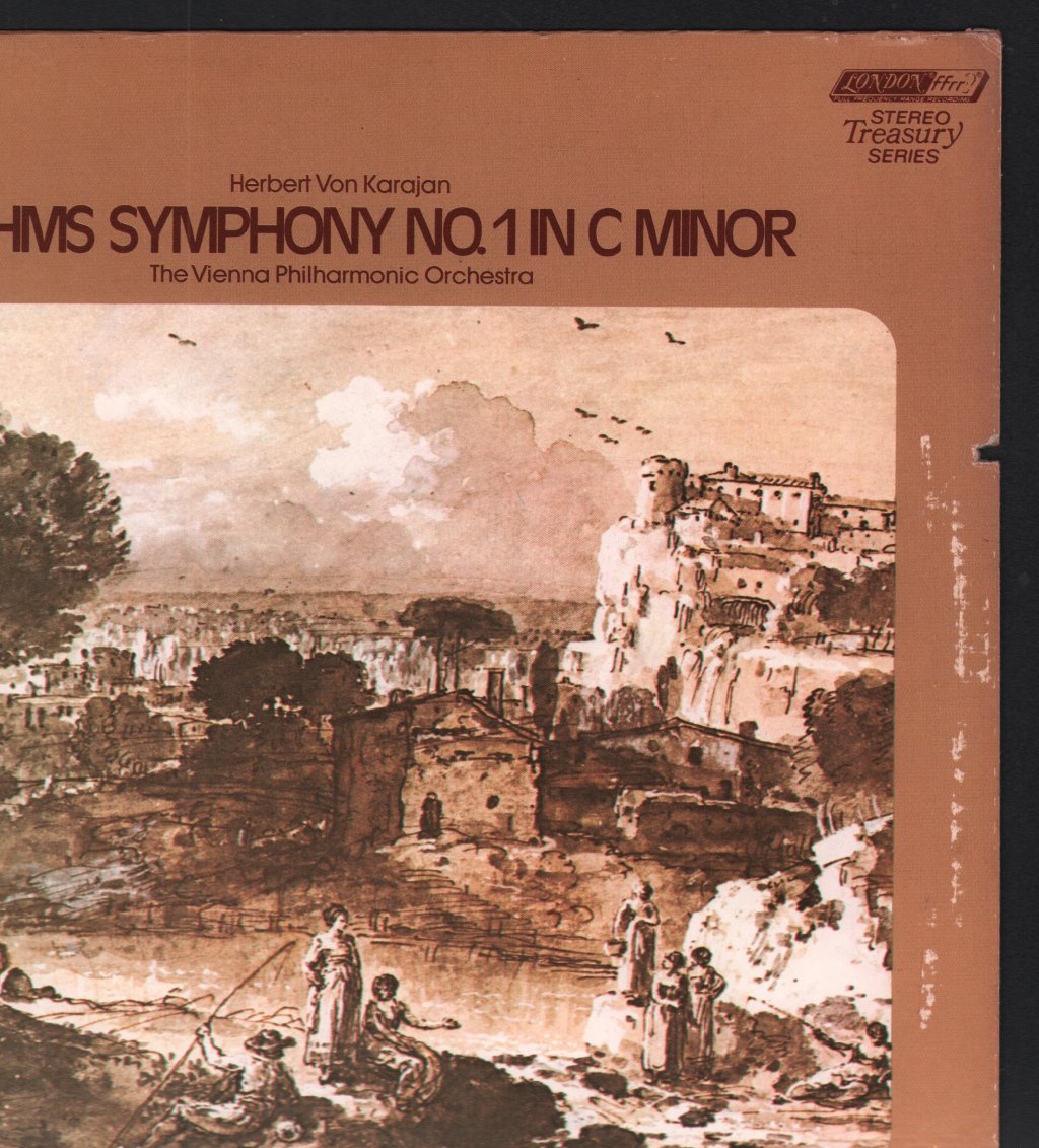 Herbert von Karajan / Vienna Philharmonic Orchestra - Brahms Symphony No.1 In C Minor, Op. 68 - Lp