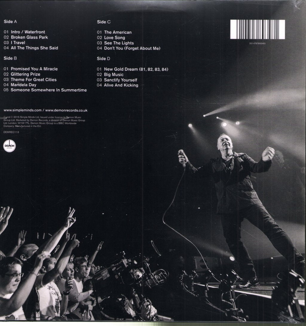 Simple Minds - Celebrate: Live At The Sse Hydro, Glasgow - Double Lp