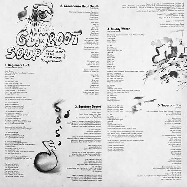 King Gizzard And The Lizard Wizard - Gumboot Soup - Lp