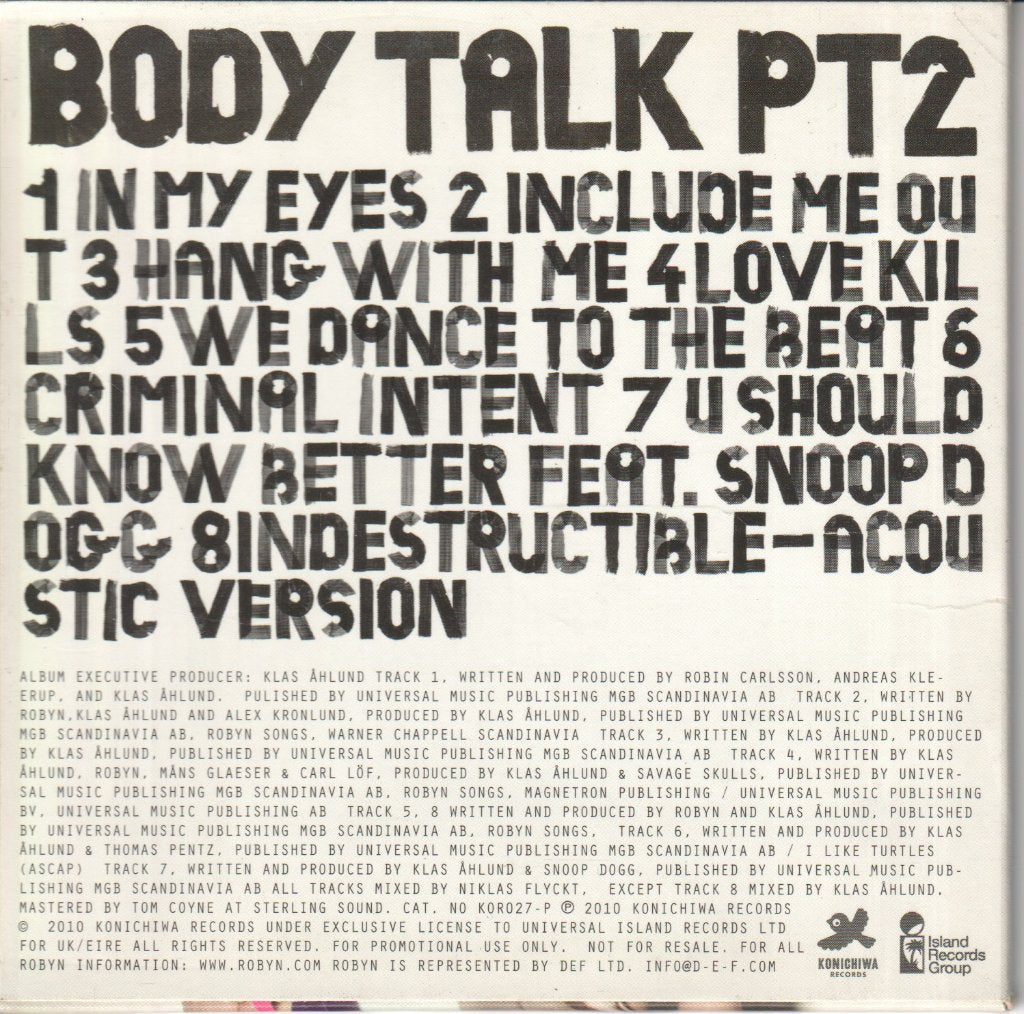 Robyn - Body Talk Pt. 2 - Cdr