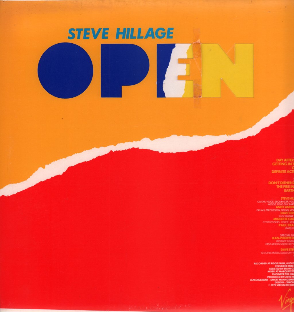 Steve Hillage - Open - Lp