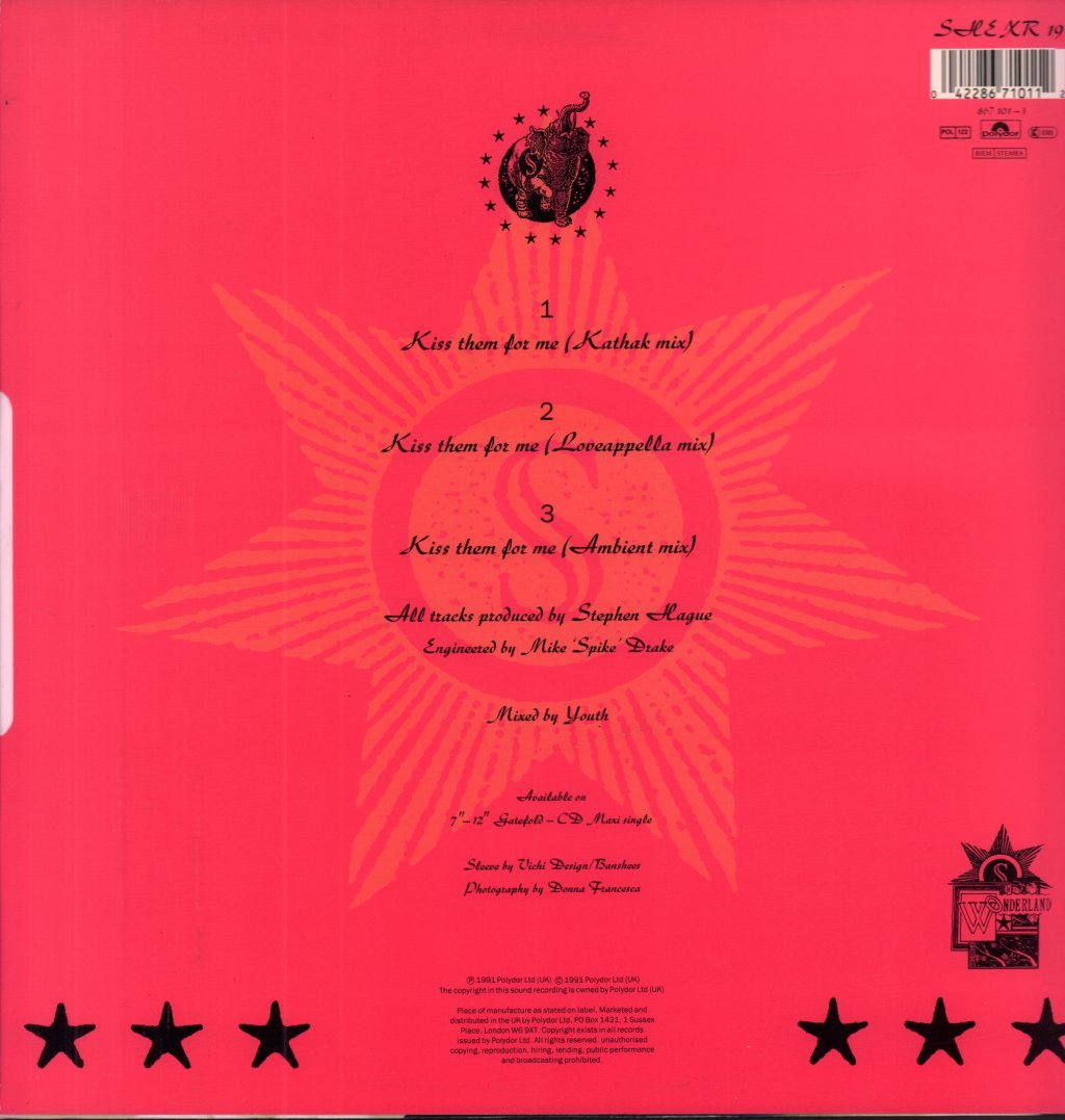 Siouxsie And The Banshees - Kiss Them For Me - 12 Inch