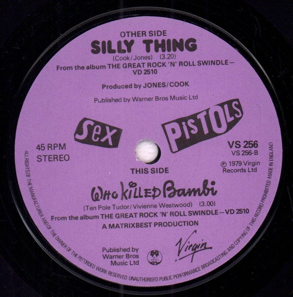 Sex Pistols - Silly Thing - 7 Inch