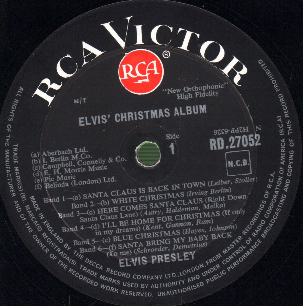 Elvis Presley - Elvis' Christmas Album - Lp
