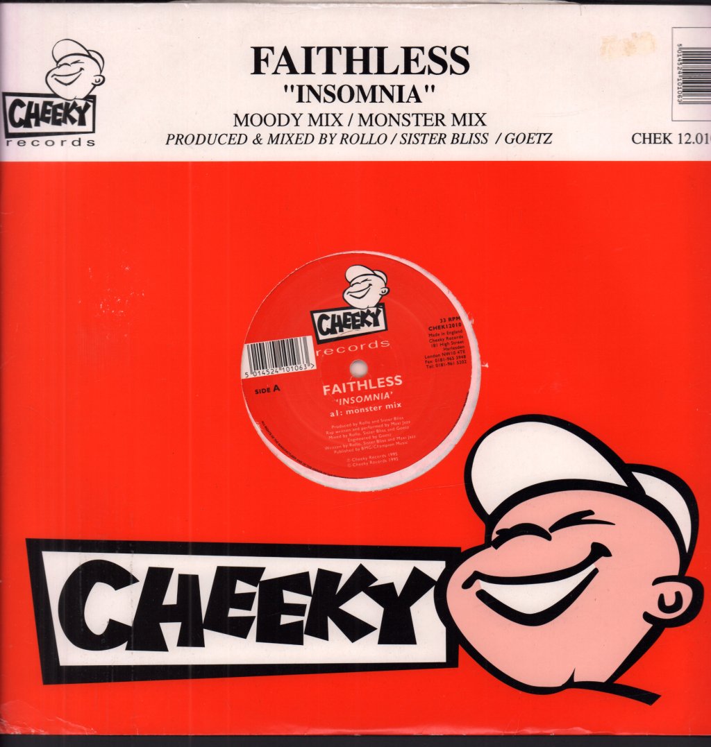 Faithless - Insomnia - 12 Inch