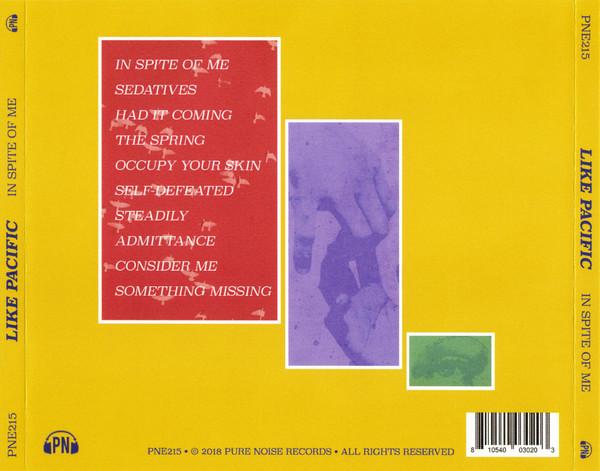 Like Pacific - In Spite Of Me - Cd