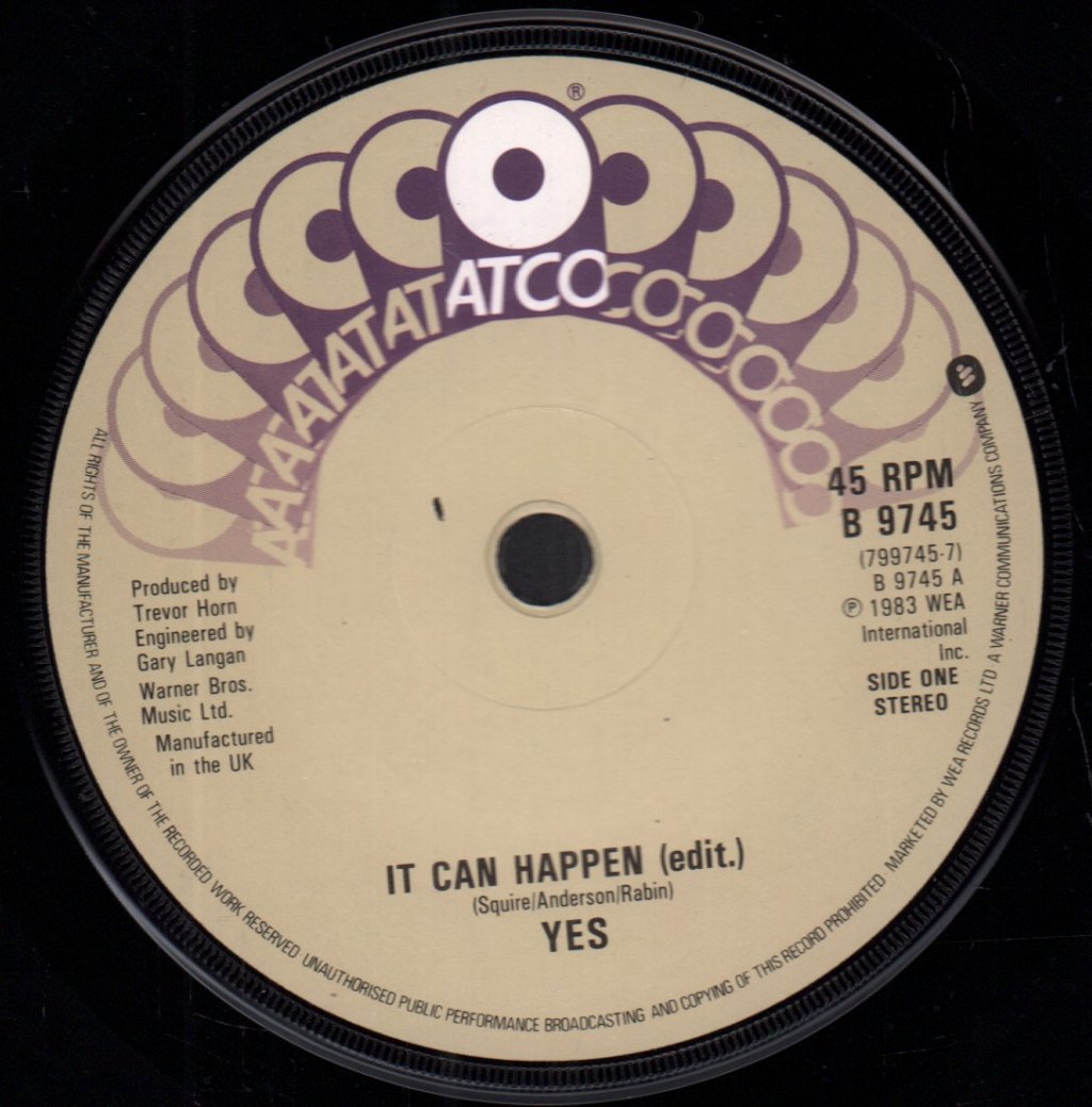 Yes - It Can Happen - 7 Inch