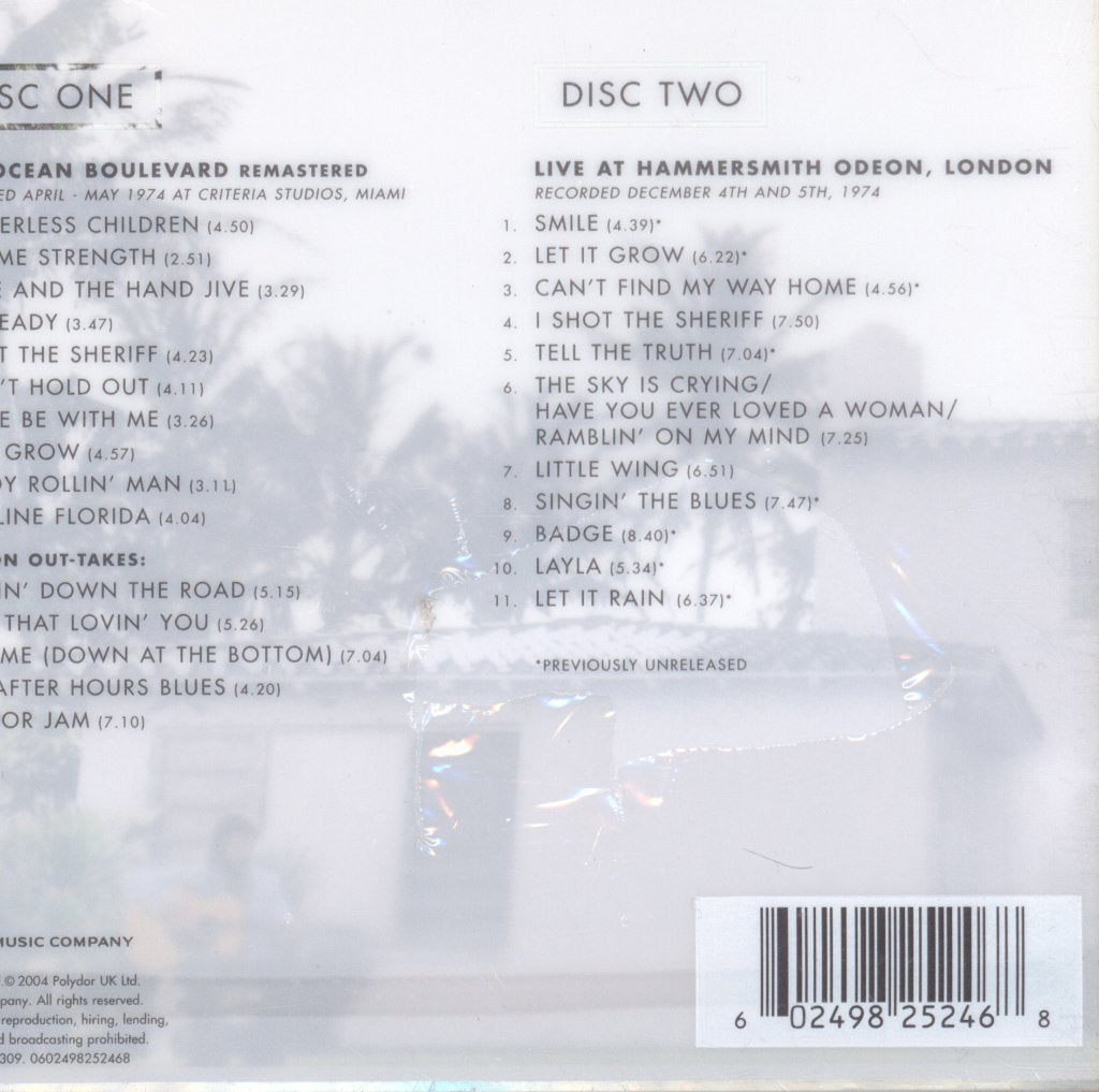 Eric Clapton - 461 Ocean Boulevard - Cd