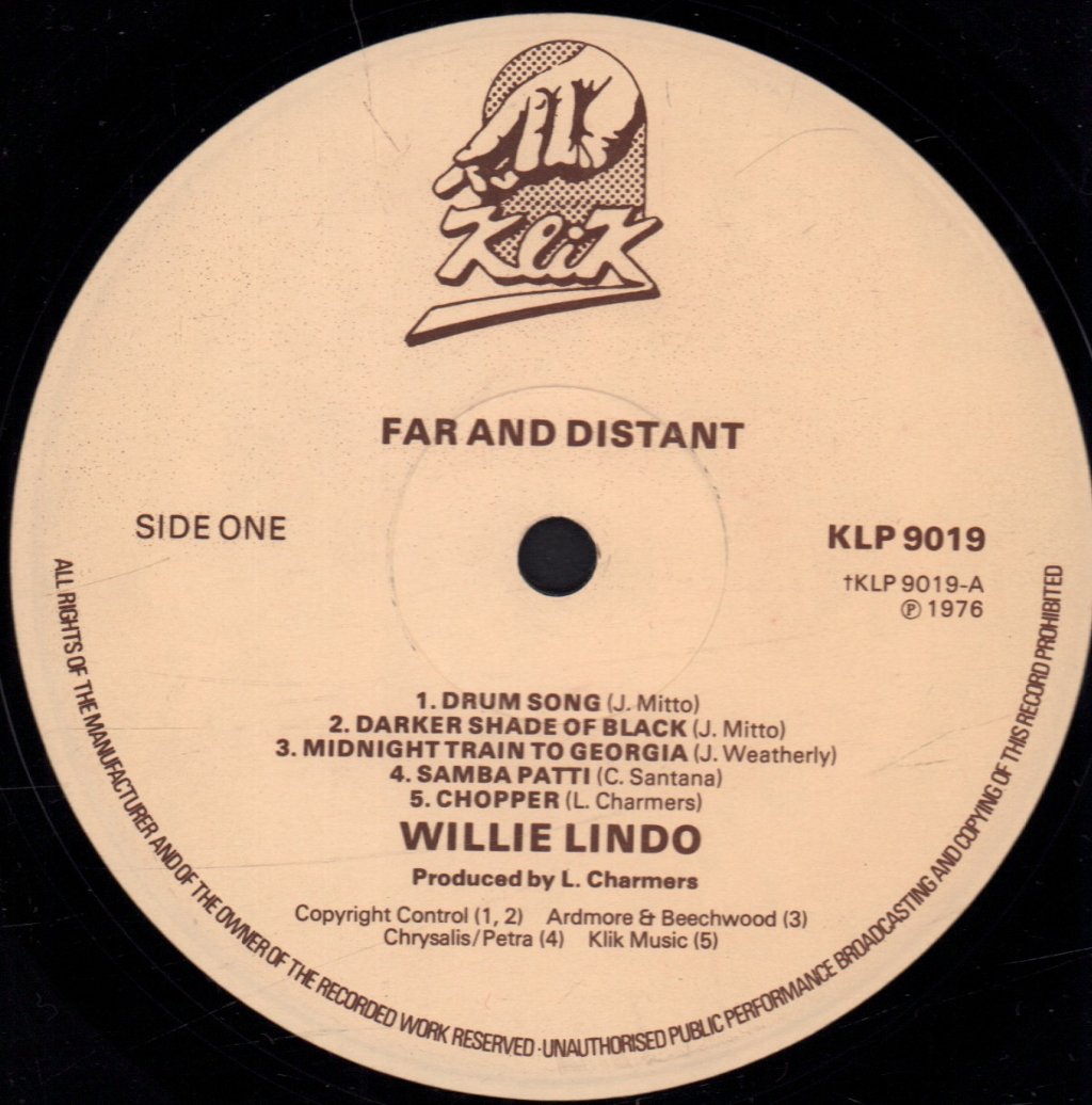 Willie Lindo - Far And Distant - Lp