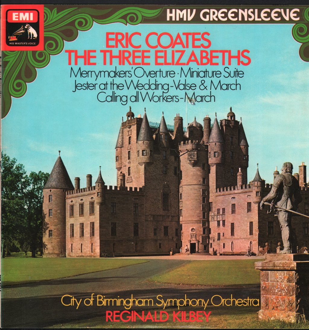 Reginald Kilbey / City Of Birmingham Symphony Orchestra - Eric Coates - Three Elizabeths - Lp