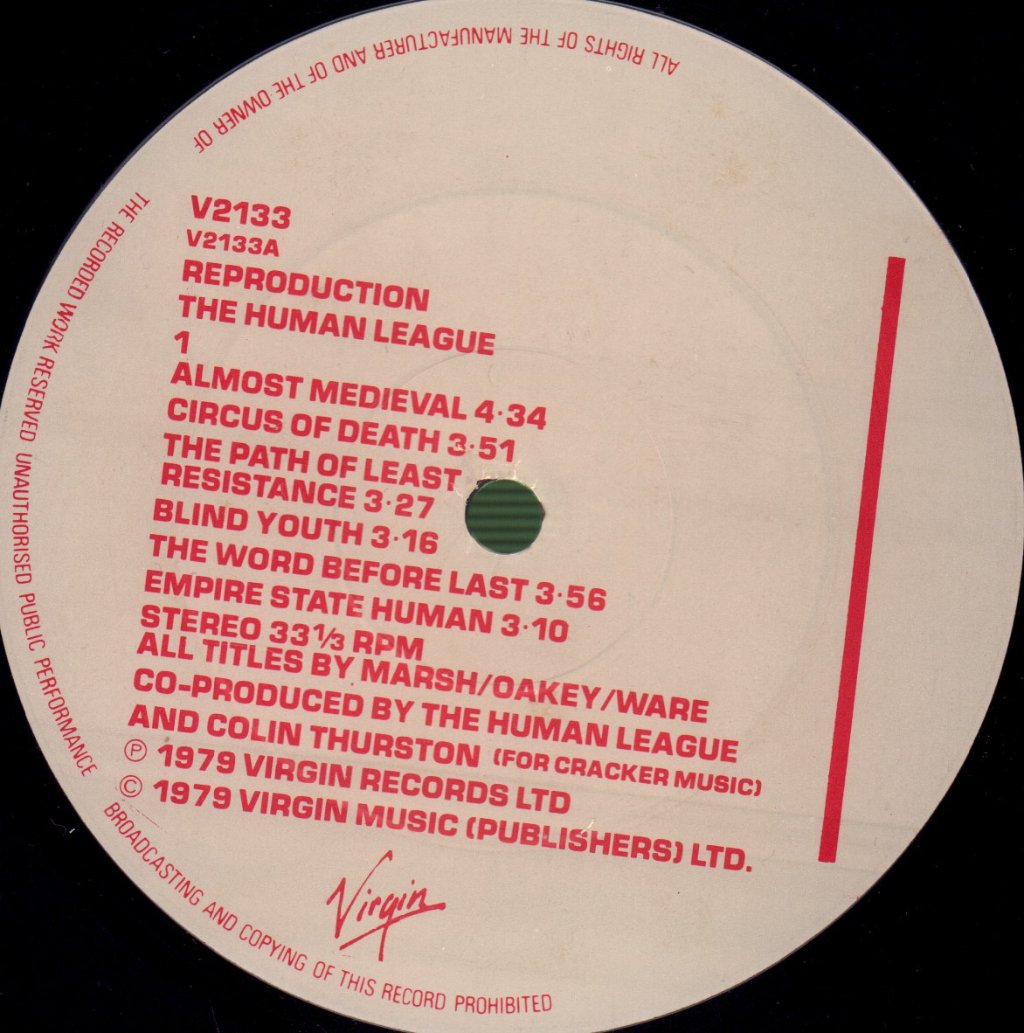 Human League - Reproduction - Lp