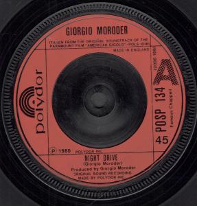 Giorgio Moroder - Night Drive - 7 Inch