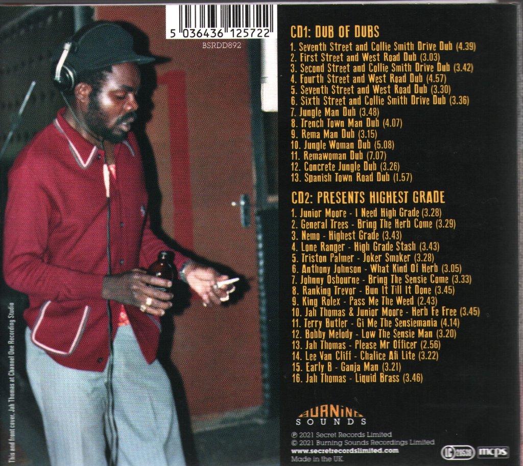 Jah Thomas - Dub Of Dubs / Presents Highest Grade - Double Cd