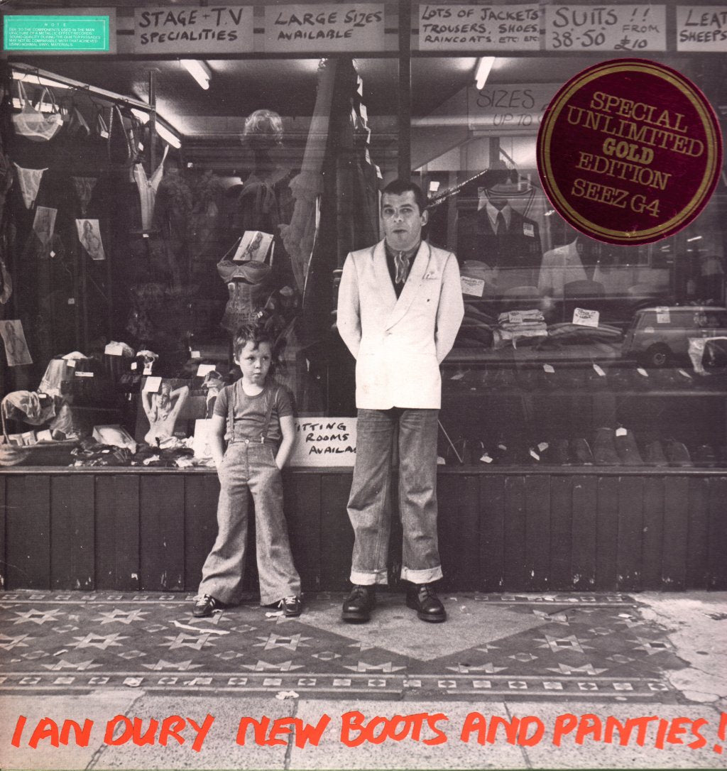 Ian Dury - New Boots And Panties!! - Lp