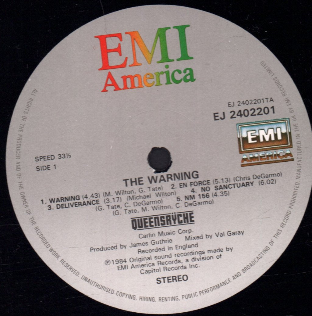 Queensryche - Warning - Lp