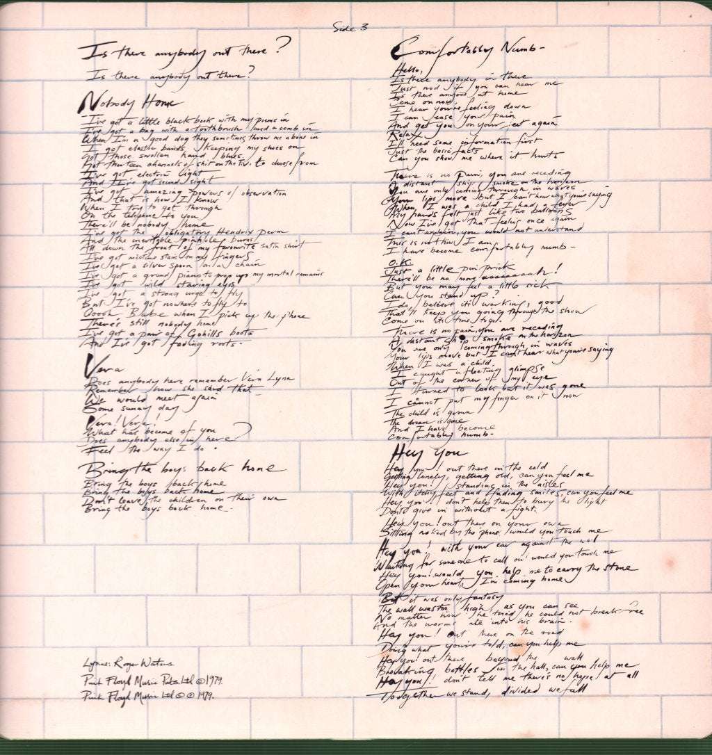 Pink Floyd - Wall - Double Lp