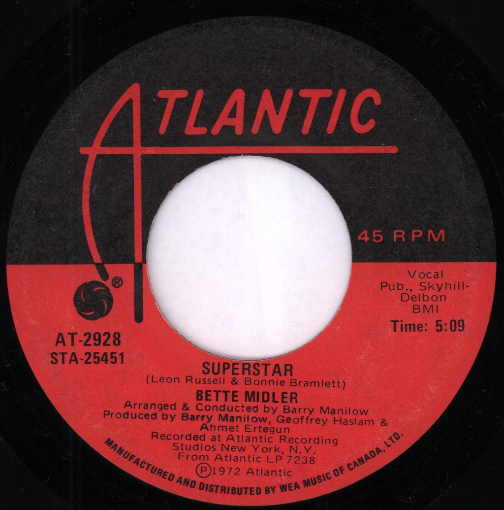 Bette Midler - Do You Want To Dance? - 7 Inch