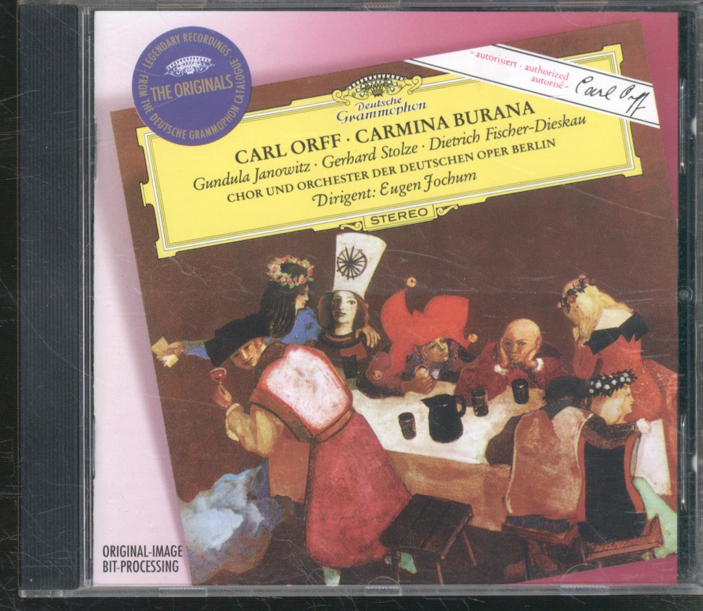 Chor Und Orchester Der Deutschen Oper Berlin, Eugen Jochum - Orff - Carmina Burana - Cd