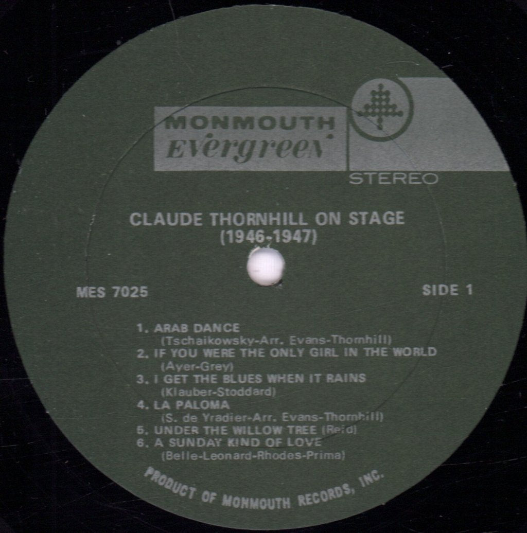 Claude Thornhill - On Stage 1946 - 1947 - Lp