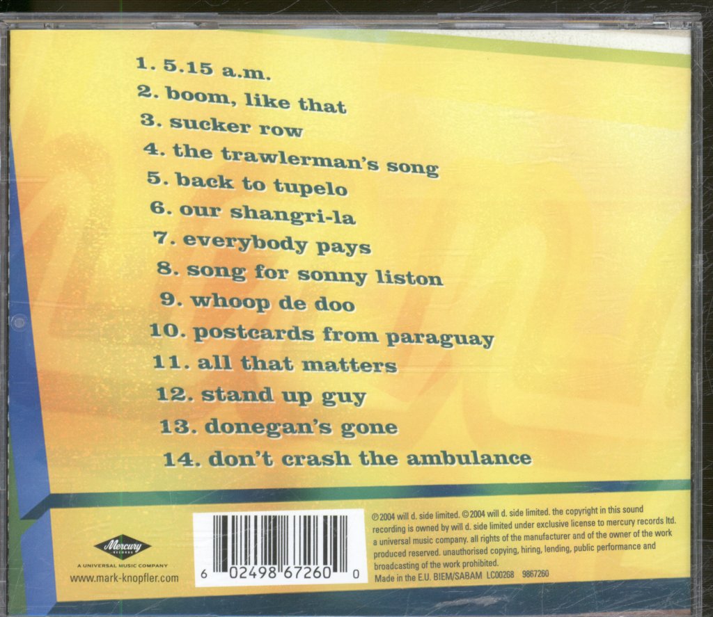 Mark Knopfler - Shangri-La - Cd