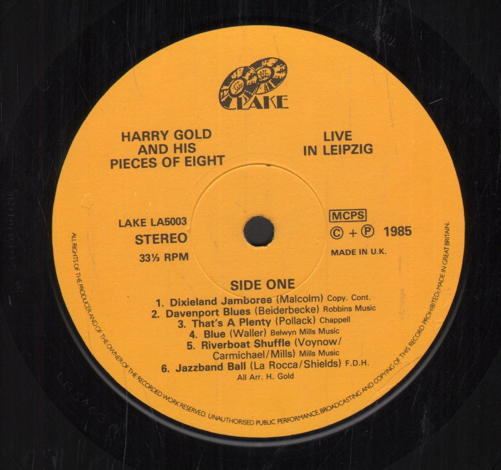 Harry Gold And His Pieces Of Eight - Live In Leipzig - Lp