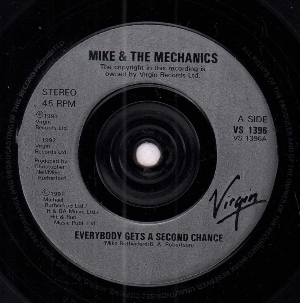 Mike And The Mechanics - Everybody Gets A Second Chance - 7 Inch