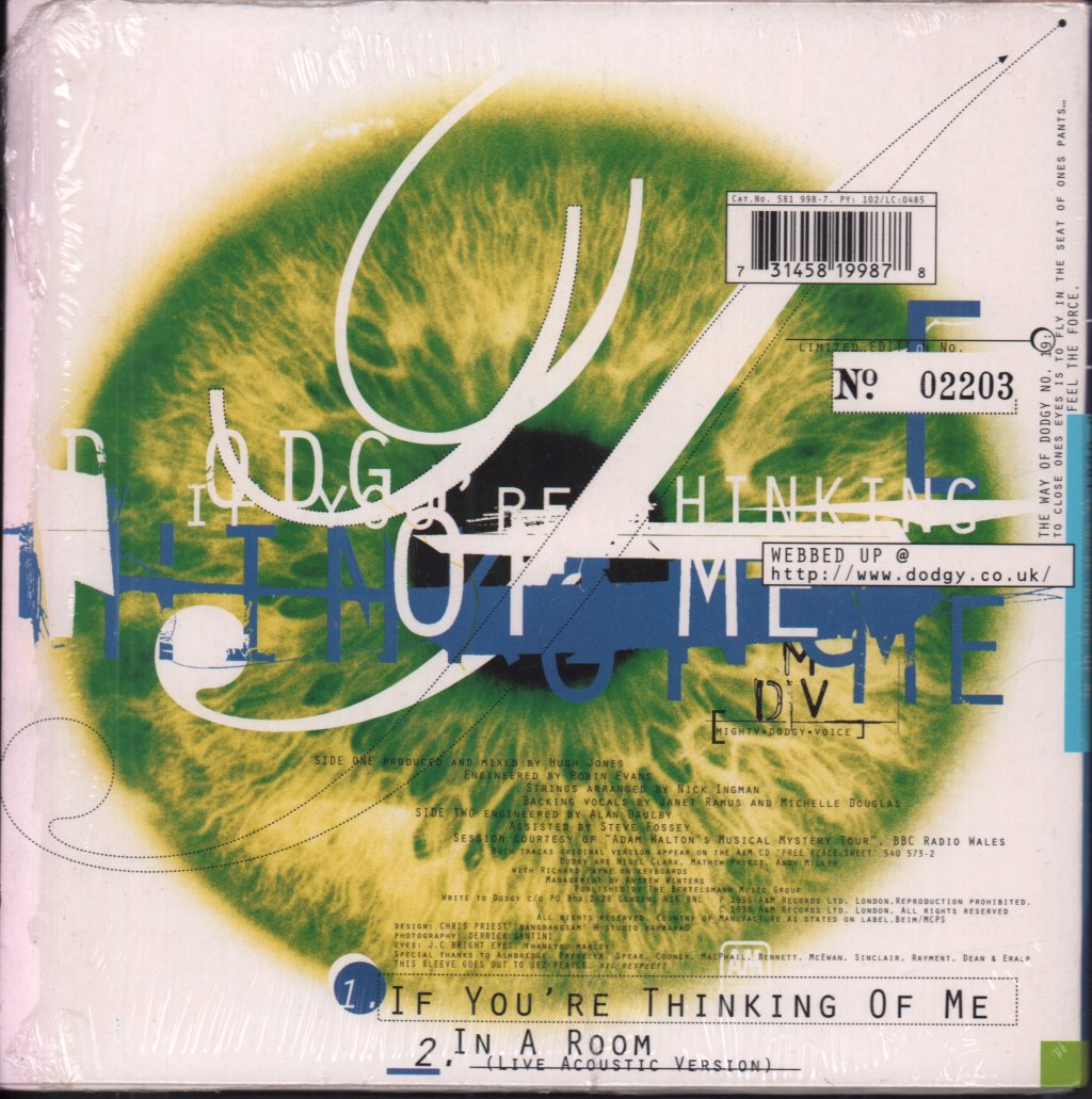 Dodgy - If You're Thinking Of Me - 7 Inch