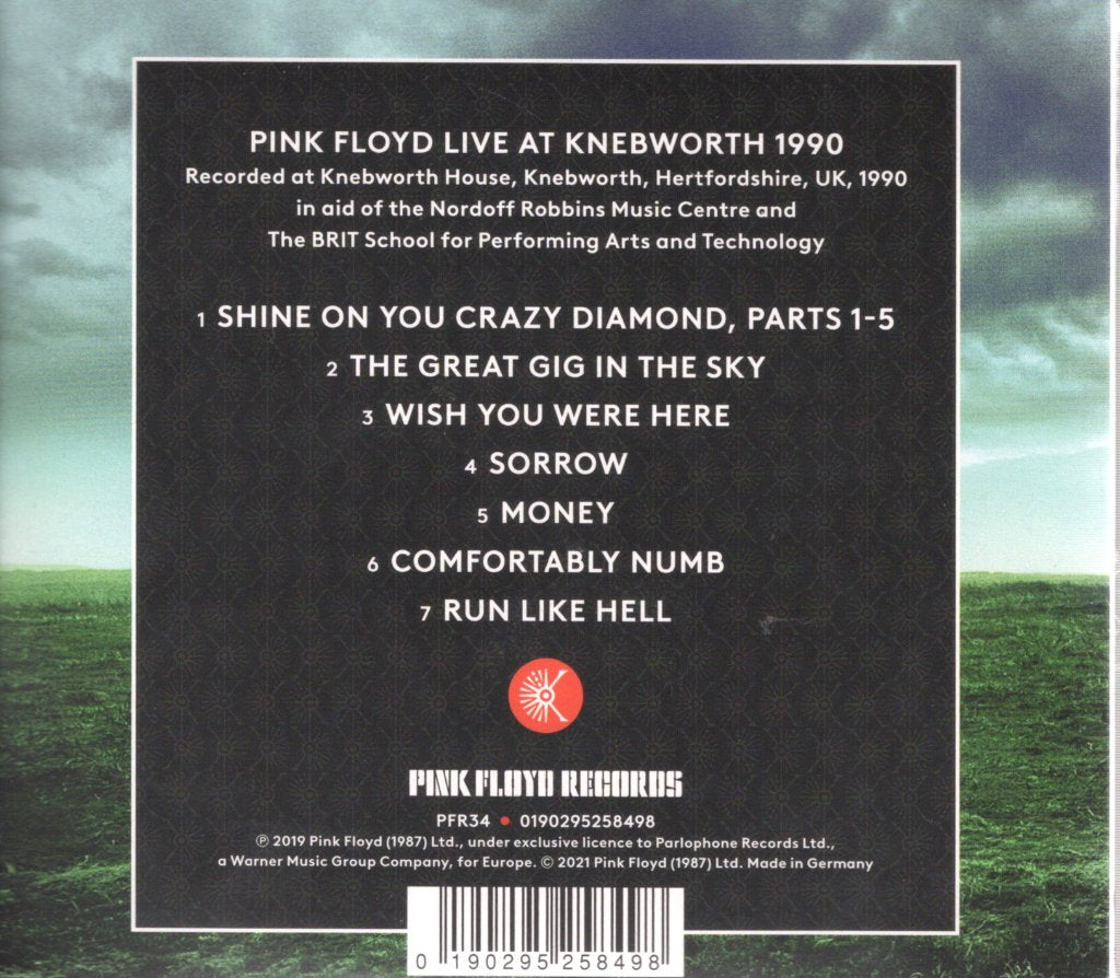 Pink Floyd - Live At Knebworth 1990 - Cd