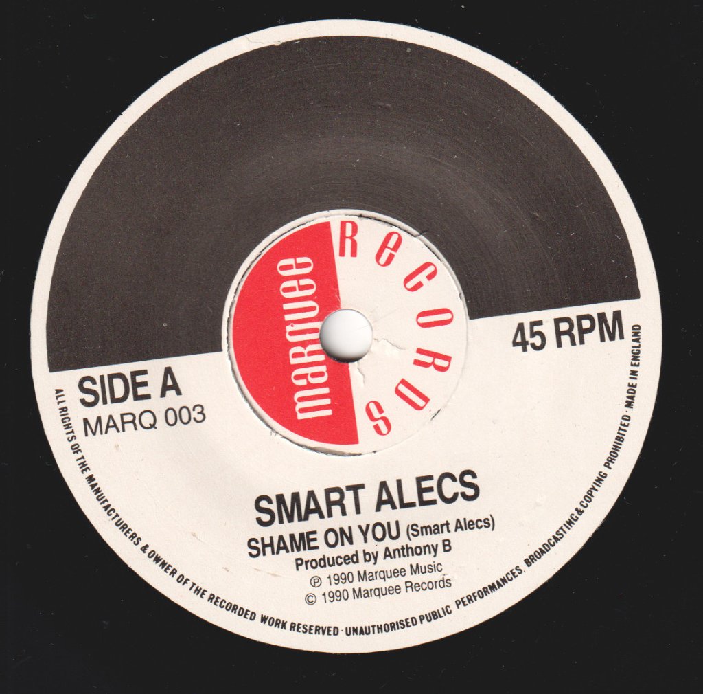 Smart Alecs - Shame On You - 7 Inch