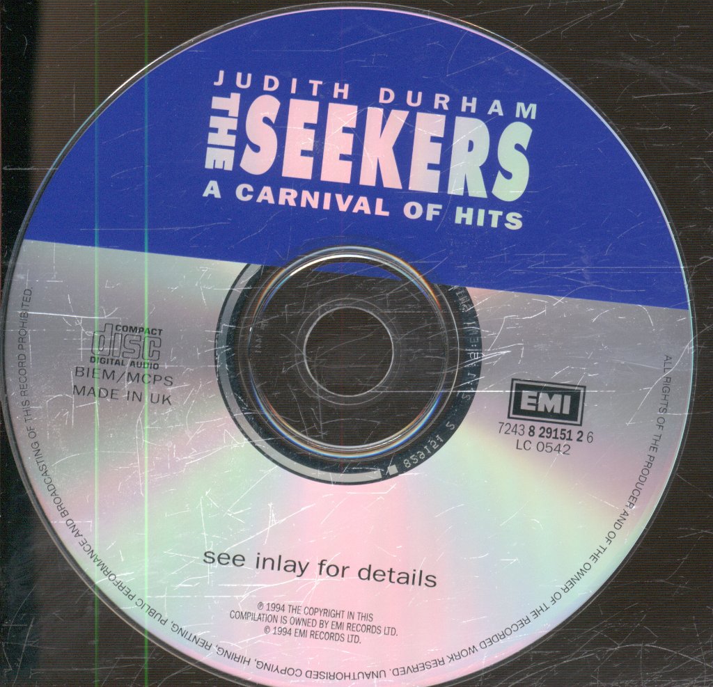 Judith Durham / The Seekers - A Carnival Of Hits - Cd