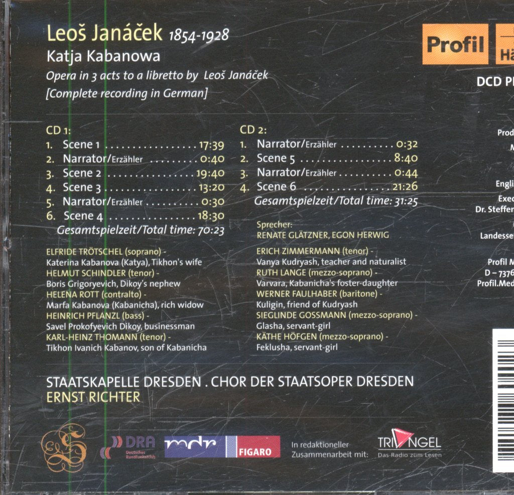 Staatskapelle Dresden - Janáček - Katja Kabanowa - Double Cd