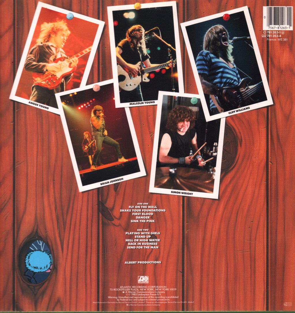 AC/DC - Fly On The Wall - Lp